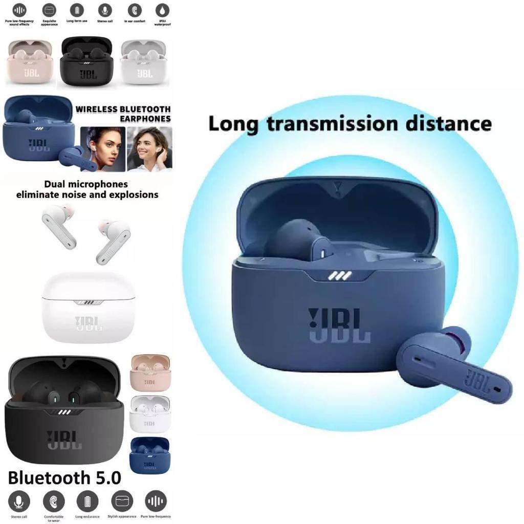 Bezprzewodowe słuchawki Bluetooth JBL T230NC TWS z redukcją szumów i wodoodpornością