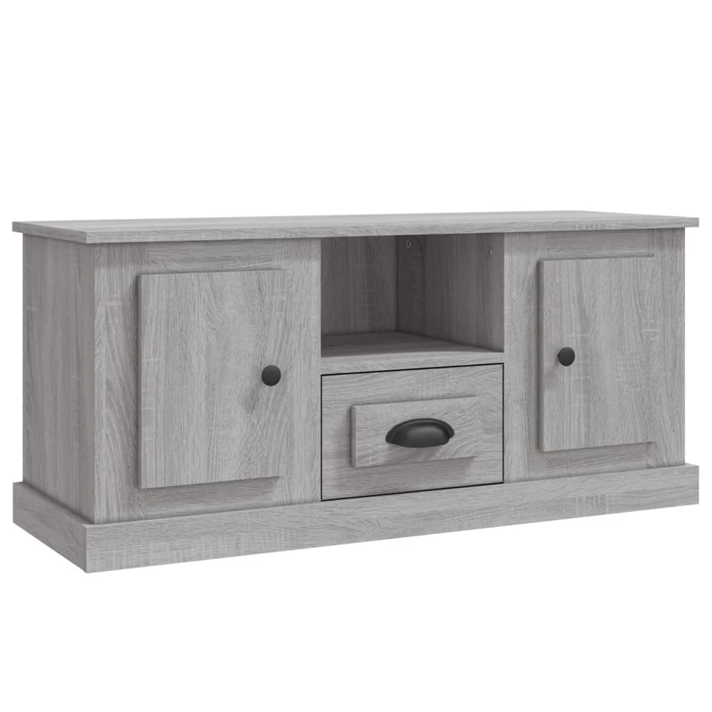 Vidaxl Szafka Pod Tv, Szary Dąb Sonoma, 100X35,5X45 Cm