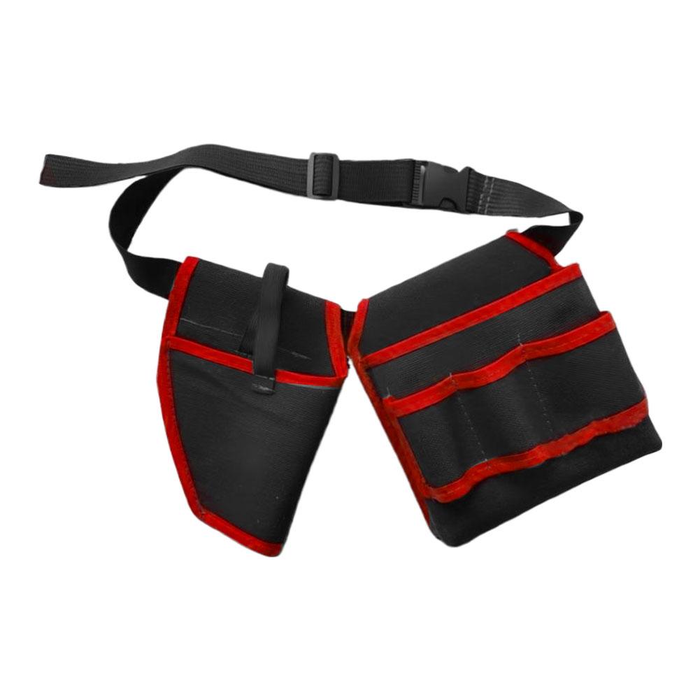 Rotating Electrician Tool Bag Adjustable Waterproof Waist Belt Pouch Multiple Pockets Thicken Tools Storage Bag