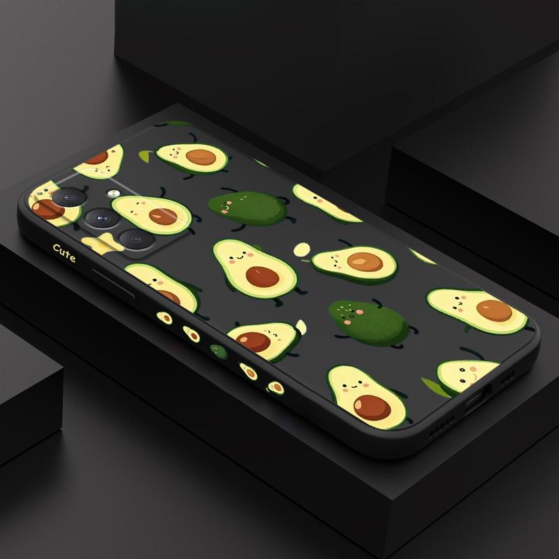 Swinging Avocado Phone Case For Samsung Galaxy A17 A07 A56 A36 A26 A16 A06 A55 A35 A25 A15 A05 A54 A34 A24 A14 A04 Silicone Cove
