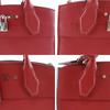 LOUIS VUITTON City Steamer PM Handbag M53030 2WAYShoulder Rouge Red Calfskin Women Used