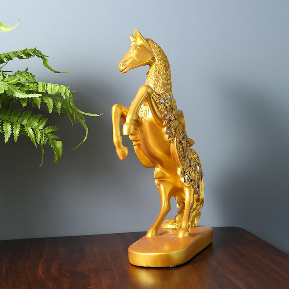 European Style Retro Horse Craft Statue Home Office Bar Decoration Ornament Birthday Gift