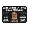 Custom Pembroke Welsh Corgi Dog Doormat Anti-Slip Entrance Kitchen Bathroom Door Floor Mat Bedroom Balcony Carpet Rug