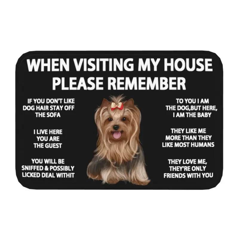 Custom Pembroke Welsh Corgi Dog Doormat Anti-Slip Entrance Kitchen Bathroom Door Floor Mat Bedroom Balcony Carpet Rug