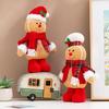 Christmas Gingerbread Man Figurine Creative Doll Ornament Christmas Decorations Scene Setup Hotel Mall Props