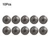 10 Stück Runde Metall Hohlknöpfe Bastelbedarf DIY Zubehör Nähzubehör Haushaltswaren 15mm/18mm/20mm
