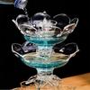 Drink Dispenser with 6 Shot Glasses Shot Dispenser and Holder with Bottle Opener, Shot Glasses Set Acrylic Liquor Dispenser