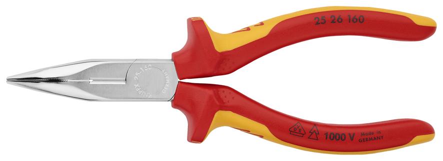 Insulated Cutting Pliers Half-Round Bent 160Mm - Kn 25 26 160