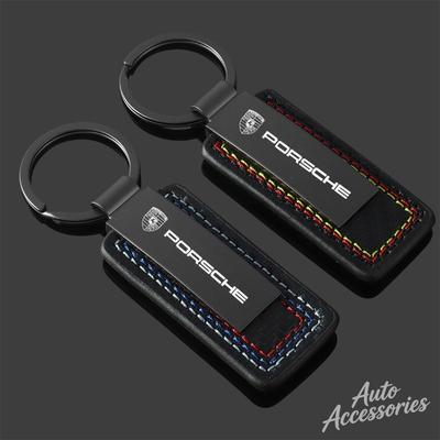 Für Porsche Cayenne Panamera Macan 911 718 Taycan Boxster Cayman 918 Pajun Metall Autoschlüsselanhänger Schlüsselanhänger Anhänger Männer Geschenk Zubehör CY5 55S