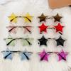 Fashion Retro Pentagram Y2K Sunglasses for Women Bling Rhinestone Star Shaped Sun Glasses Shades Dance/Party/Halloween Eyewear