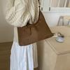 Suede Bag Women's Large Capacity 2025 New Autumn and Winter Matte Retro Shoulder Underarm Bag Commuter Tote Bag