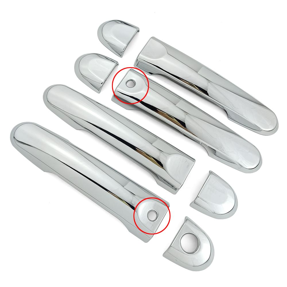 For Nissan Note / Versa Note 2nd Gen 2012-2018 Car Styling Chrome Door Handle Cover Trim & Door Bowl Cover Trim 2013 2014 2015