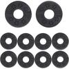 Stoooduo Guitar Strap Locks Set of 10 Silicone Guitar Strap Stop Straps Lock Pins Strap Pins Musi...