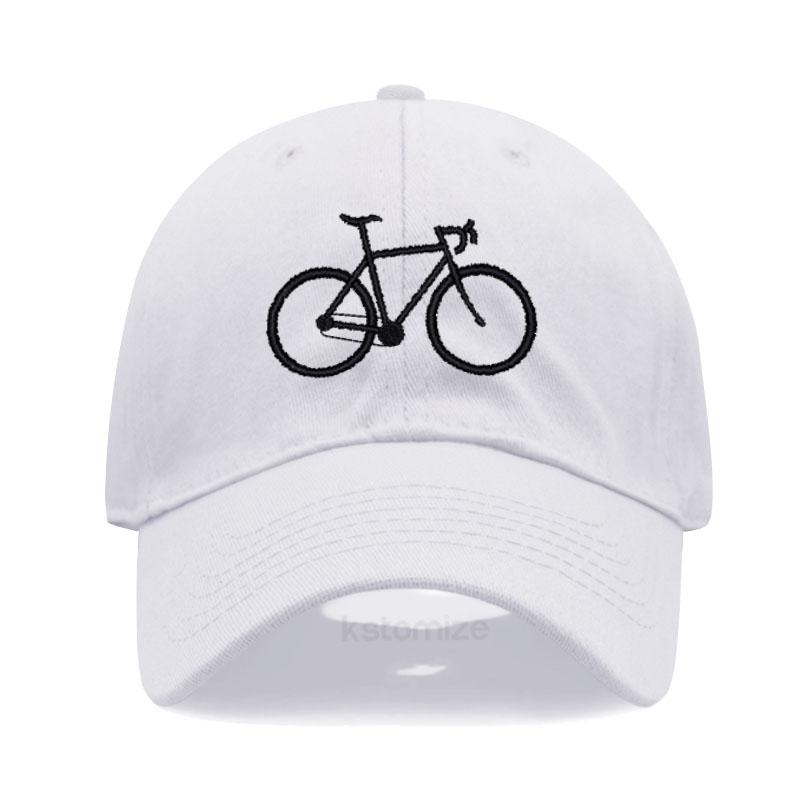 Soft Cotton Baseball Cap for Women Men Adjustable Fashion Bicycle Embroidered Dad Hat Unisex Classic Golf Caps