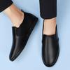 Fashion Summer Mens Punching Leather Loafers Shoes Non Slip Walking Flats Breathable Outdoor Casual Shoes Male Work Office Driving Shoes