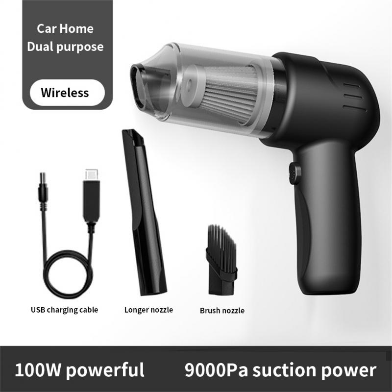 9000pa Car Vacuum Cleaner Rechargeable Wireless Vacuum Cleaner Handheld Cordless Handheld Auto Vacuum Cleaning Appliances