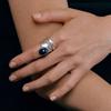 Goyu BOLD STONE RING SODALITE