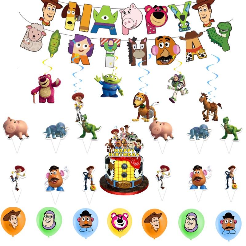 Disney Toy Story Buzz Lightyear Birthday Party Banner Supplies Set For Kids Vibrant And Festive Décor