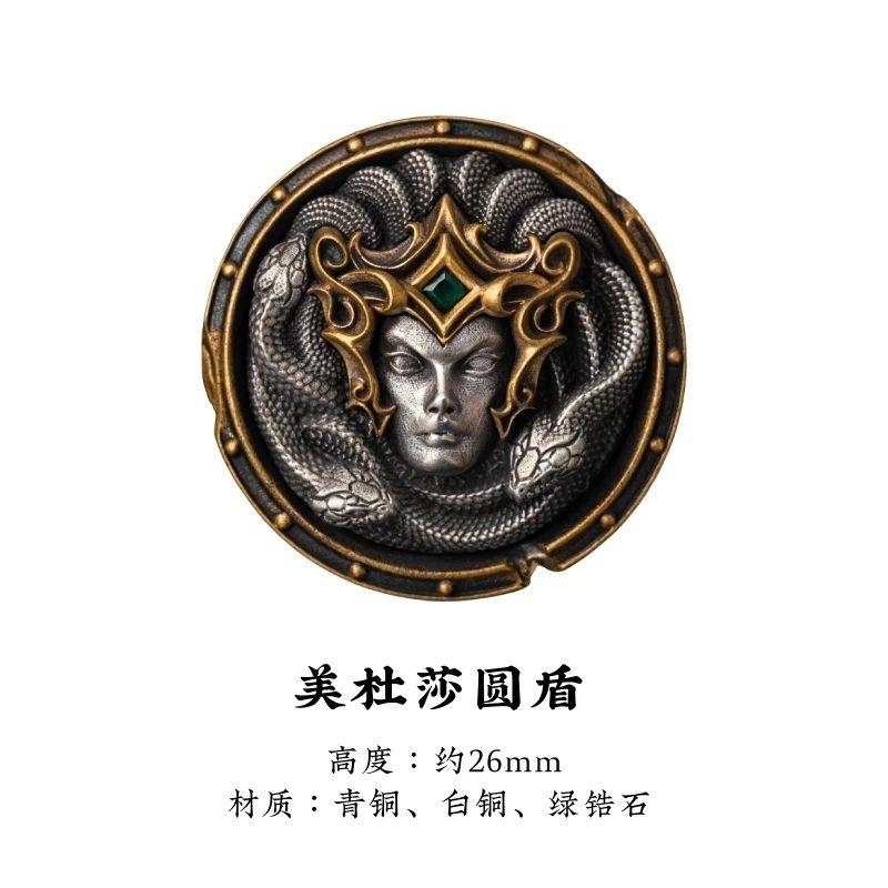 New Spartan Metal Figurine Ornaments With Chinese Style Handicrafts Detachable Model Action Figure Toy Gifts