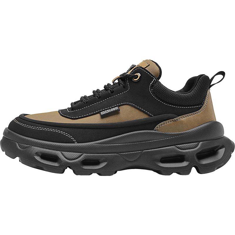 HLA Men s High Street Elevated Casual Work Sneakers 41 черный коричневый
