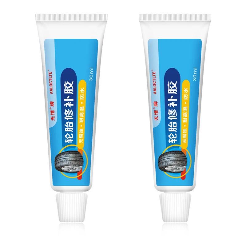 1/2 ks Okamžité lepidlo na opravu pneumatik pro auta Tekuté Silné lepidlo na opravu pneumatik Gumové lepidlo odolné proti opotřebení odolné proti korozi