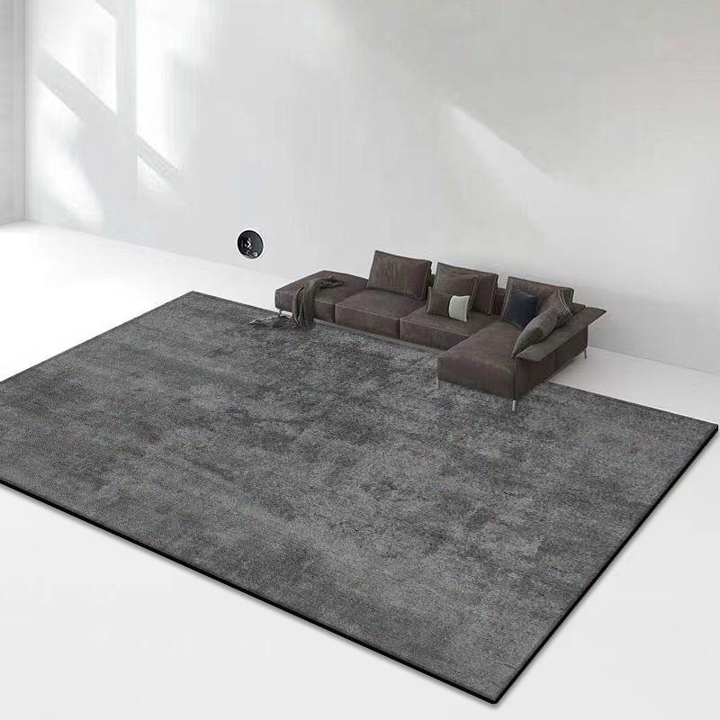 Modern Grey Easy Clean Large Carpet Living Room Home Bedroom Decoration Carpets Light Luxury Soft Lounge Rugs Washable Floor Mat