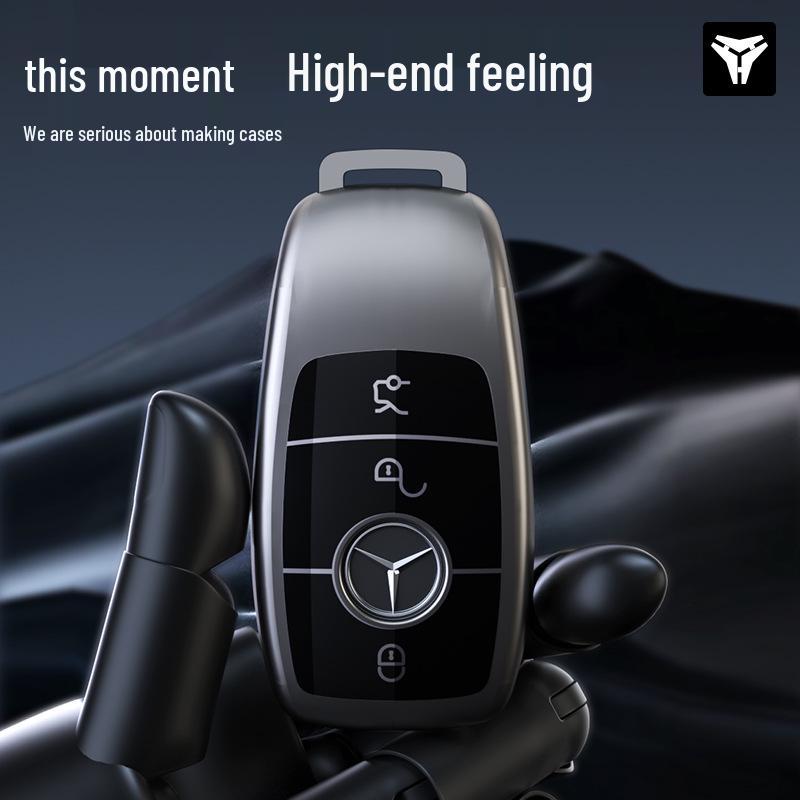 Premium Key Cover for Mercedes GLC300L, C200L, C260L, E300L, S400 - High-End Feel