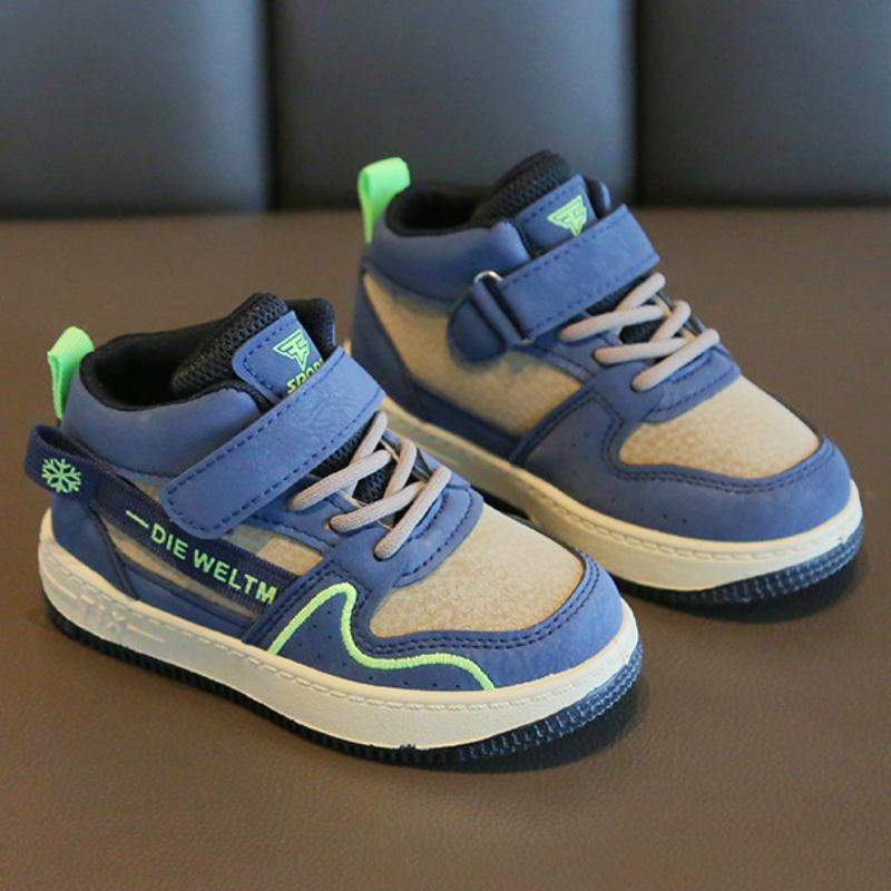 

Детская спортивная обувь, весенне-осенняя повседневная обувь для мальчиков и девочек, кеды с высоким верхом для детей младшего и среднего возраста 27 синий