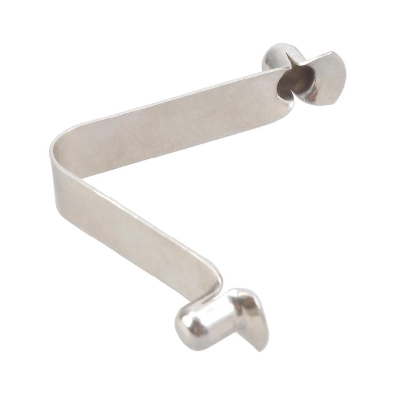 5Pcs Metal Telescopic Spring Clip Replacement V Shaped Spring Buckle Tent Poles Clip Locking Tube Pin Easy to Install