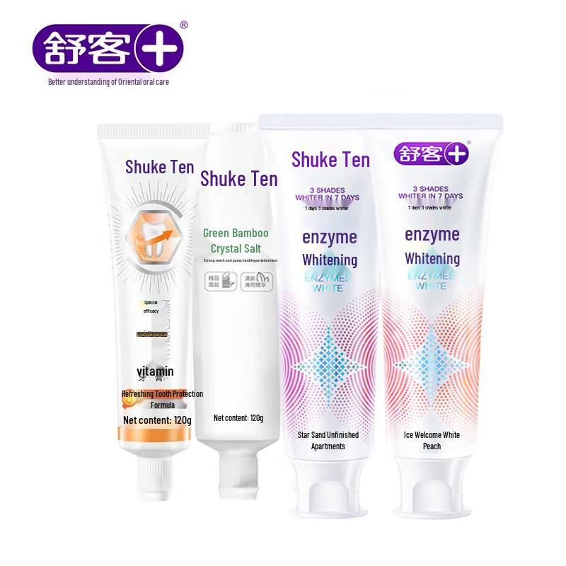 Shuke Toothpaste Variety 4-Pack