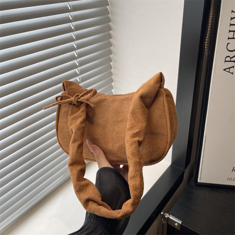 Fashion casual messenger bag shoulder bag summer new simple lightweight fabric armpit bag