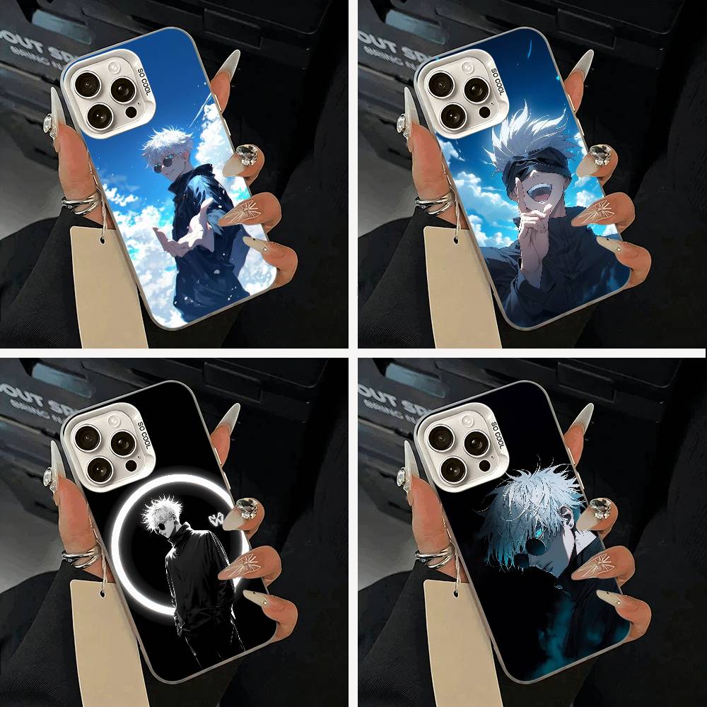 Favorite Anime Characters-S-Satoru G-Gojo Phone Case For IPhone 17 Air 16 15 14 13 12 11 Pro Max White Sliver Hard Cover