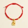2026 Anul Zodiacal al Calului Brățară Roșie: Sfoară împletită handmade Ben Ming Nian pentru noroc