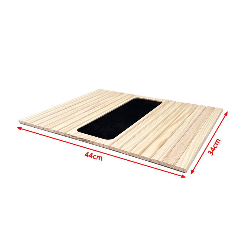 Solid Wood Anti-Scald, Anti-Slip Coaster & Waterproof Heat Insulation Mat for Teapots and Teacups