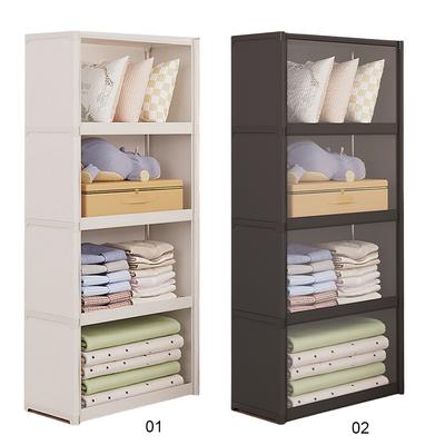 Tragbarer Kleiderschrank mit Deckel Kleiderschrank-Organizer Mehrschichtiges Aufbewahrungsregal Kleideraufbewahrungsorganizer für Schlafzimmer