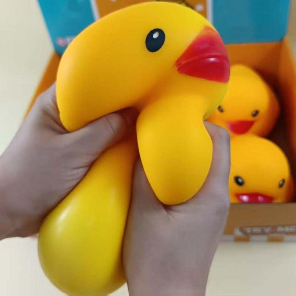 Animals Squishy Duck Soft Texture Sensory Stress Toy Novelty Duck Pinch Toy Children Gifts