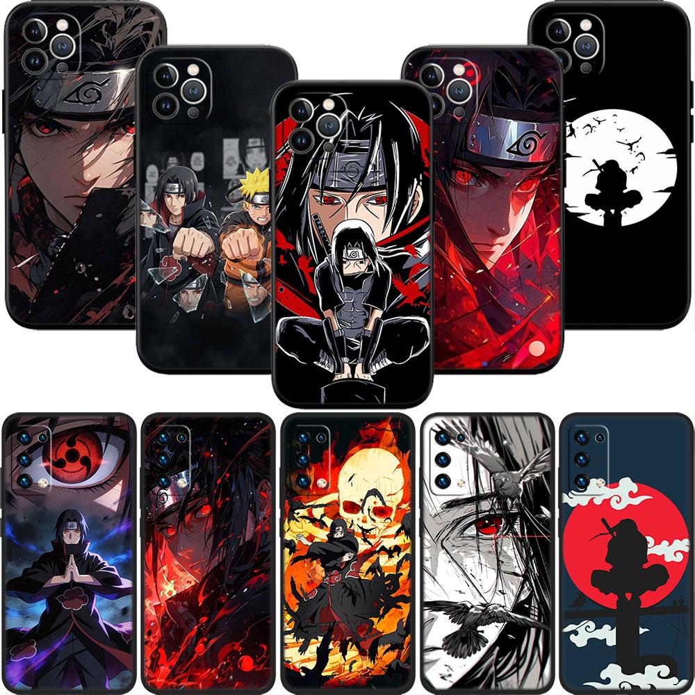 LO73 Naruto Uchiha Itachi Soft Shell Phone Case for Samsung Galaxy S20 S21 S22 Ultra FE + Plus A21S A22 A24 A25 A26 A30 A30S A31