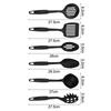 NonStick Baking Nylon Cooking Tools, 6PcsSet Kitchen Utensils For Baking Frying, Easy To Wash And Dishwasher Safe