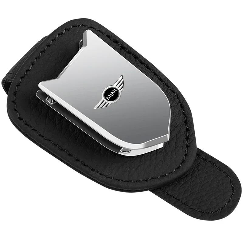 Car Sunglasses Holder Glasses Ticket Card Storage Clip For MINI Cooper JCW WORKS R55 R56 F55 F56 R57 R58 R59 R60 R61 R50 rdxzk11