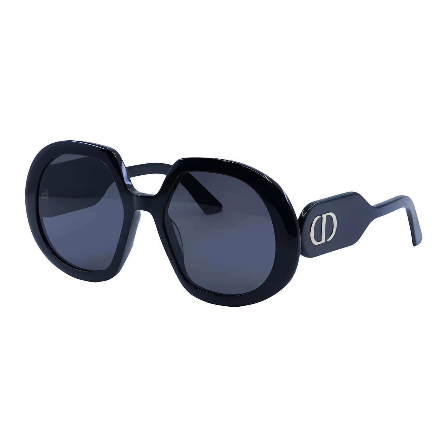 

Dior Logo Design Irregular Shape Sunglasses Women sunglasses Black DIORBOBBYR1U10A0 56,Black