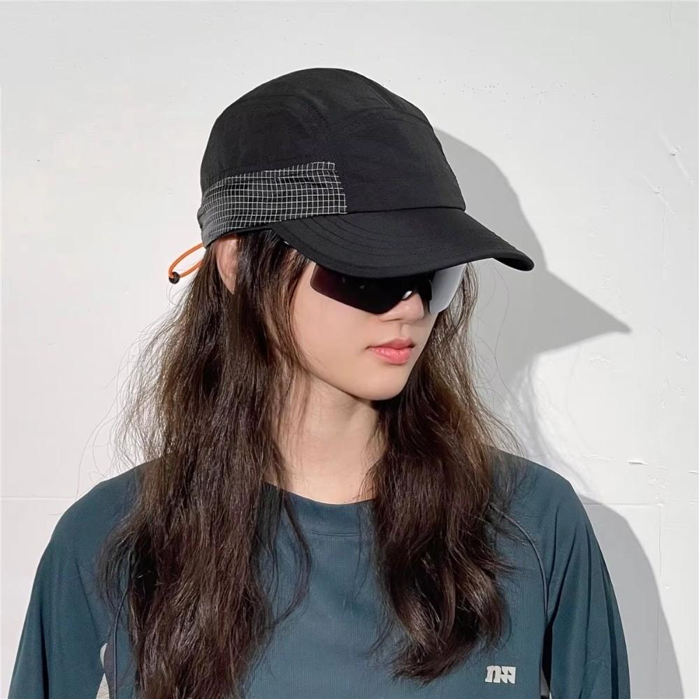 Unisex Quick-drying Baseball Cap Breathable Packable Flat Brim Hat Lightweight Sun-protection Cycling Sun Hat