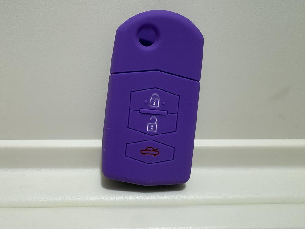 New 3 Buttons Remote Silicone Car Key Cover Case For Mazda 2 3 5 6 8 Atenza CX5 CX-7 CX-9 MX-5 RX Keyrings Fold Flid Shell Parts