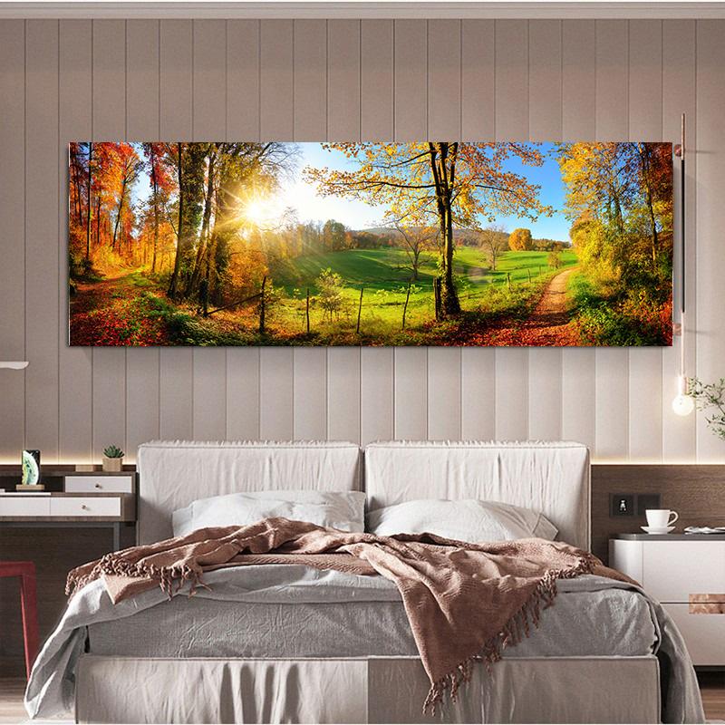 Forest Landscape Canvas Painting Canvas Wall Art Home Decor Wall Picture Poster for Living bedRoom Decor