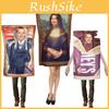 2023 Halloween Mona Lisa Partykostüm Spaßiges und verspieltes Wandgemälde-Outfit für Cosplay