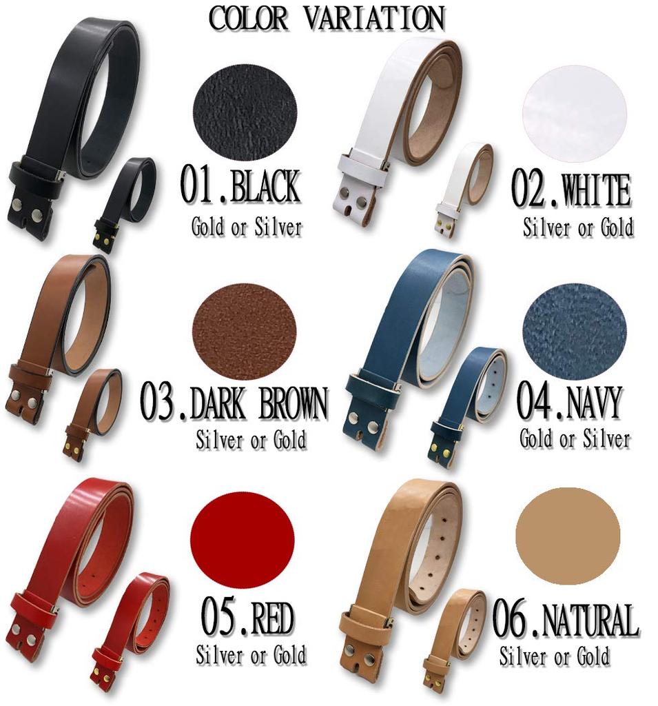 WING LEATHER Tochigi Leather Belt for Men - Genuine Leather, Replacement Strap Only, Casual, Made in Japan, Cowhide, Stylish, Plain, 35mm (3.5cm),