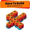Fast-Paced Scrambled Dice Word Game Brain Exercise Party Game  for Family & Friends