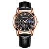 1Pc Trending Three-Eye Six-Pin Fashion Men's Watch with Belt