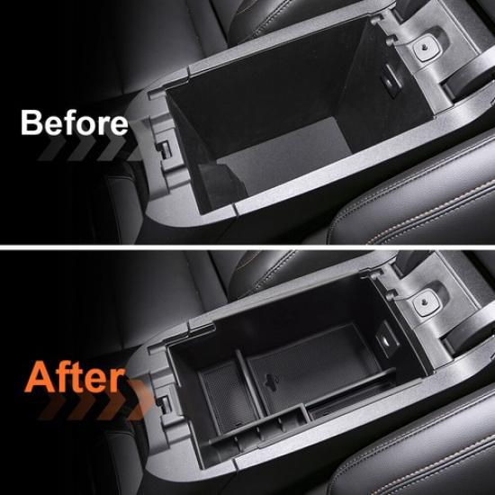 Fits For 2018-2024 Chevy Equinox Center Console Armrest Storage Box Organizer