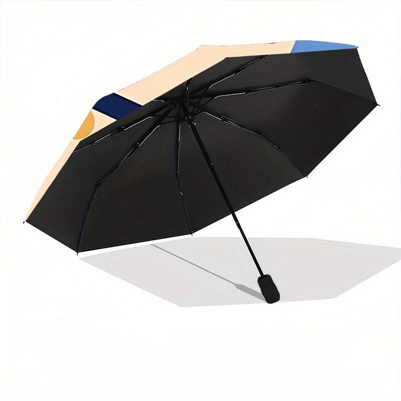 1 pièce Parapluie Automatique Ouverture/Fermeture pour Chiot Animal de Compagnie, Structure Robuste en Fer, Parapluie de Voyage Compact - Cadeau Parfait pour Femmes, Hommes, Anniversaires075