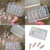 Silicone Nail Art Stamp Mold Flower Nail Stamp Mold for Professional Manicurists and Enthusiasts Jewelry Tool